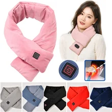 전기 온열 스카프 목 난방 패드, 편안한 따뜻한 목 랩, USB 열 난방 패드 담요 매트, 겨울 목 워머, 3 단계