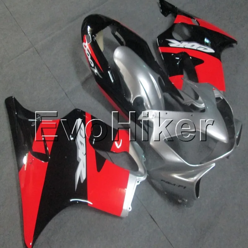 

Комплект обтекателей под давлением для CBR600 F4i 2004 2005 2006 2007 красный серебристый черный CBR 600 F4i 04 05 06 07 комплект кузова из АБС-пластика