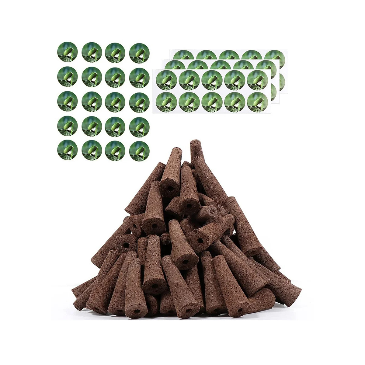 Губки для выращивания растений AeroGarden 100 упаковок гидропонных капсул и 50 этикеток