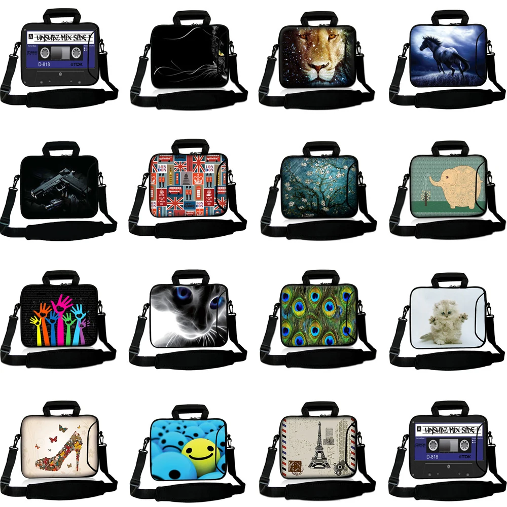 

Viviration Laptop Messenger Briefcase W,Shoulder Strap 10 12 13 14 15 16 17 15.6 13.3 11.6 Inch Computer Accessories Funda Bolsa