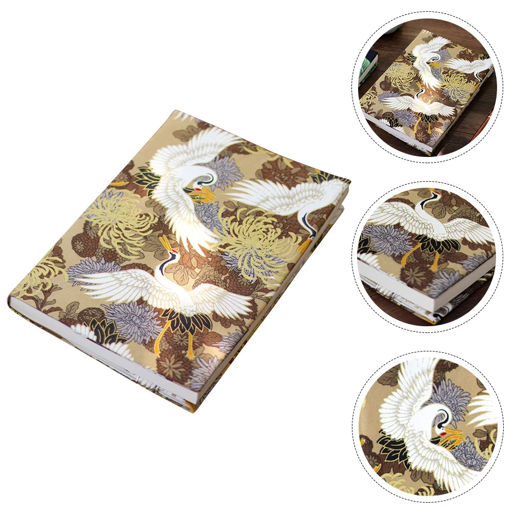 

Book Cover Protector Covers Books Hard Cloth Stretchable Sleeve Crane Gifts Lover Novel Paperback Pattern Decorative Hardcover
