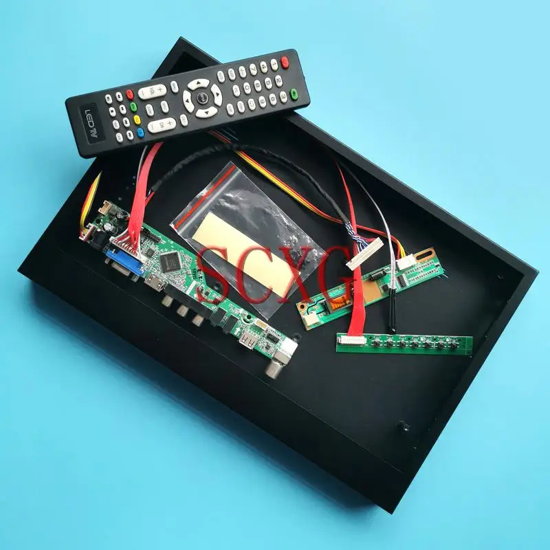 

Metal Case+TV Analog Driver Board Fit LTD141EM4V LTD141LM1S VGA AV USB HDMI-Compatible 1400*1050 14.1" 1CCFL 30 Pin LVDS DIY Kit
