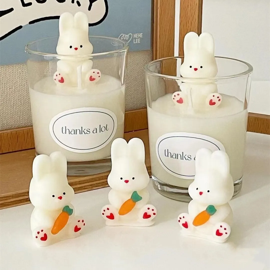 Aflorecer пасхальный кролик силиконовая форма для мыла искусственная в форме