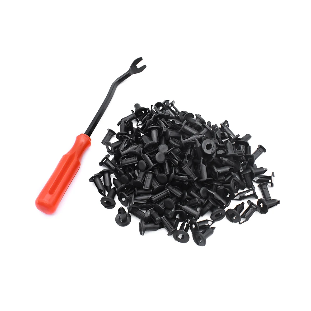 

100 Pcs Mixed ATV UTV Bumper Fender Screw Plastic Fastener Clip Set with Screwdriver For Can Am Maverick Commader Outlander New