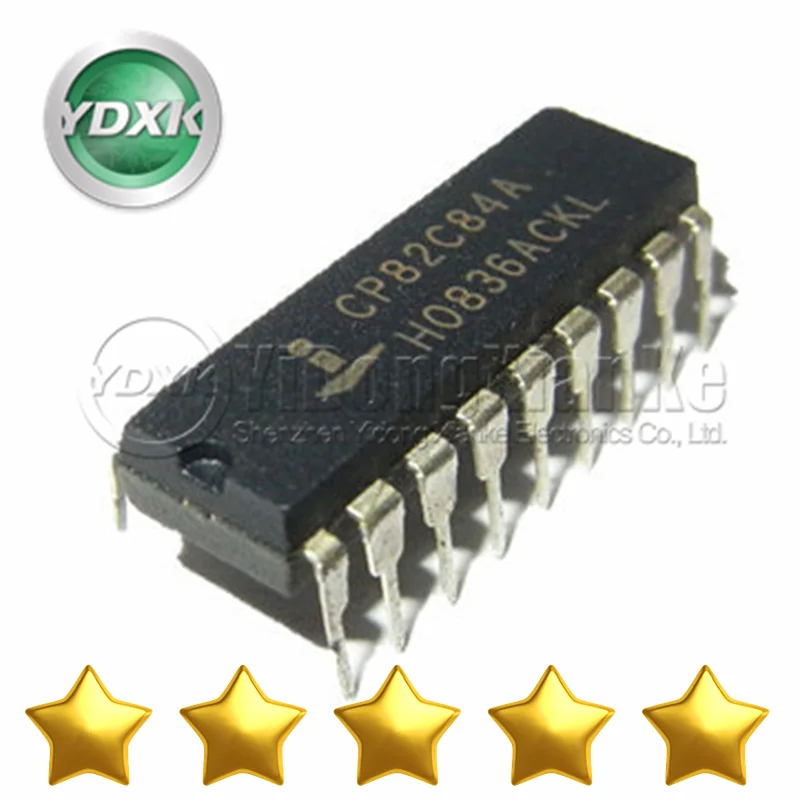 Электронные компоненты CP82C84A DIP18 CP82C84AZ D71011C Φ D71084C D8284A, новый оригинальный DAC8143