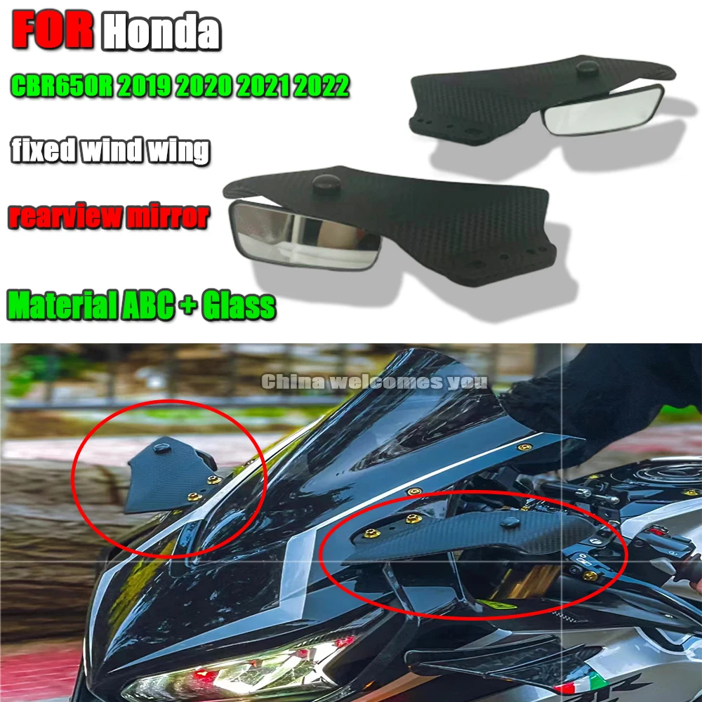 cbr650r Rearview Mirrors For Honda CBR650R 2019 2020 2021 2022 Motorcycle Rear View Mirror Side
