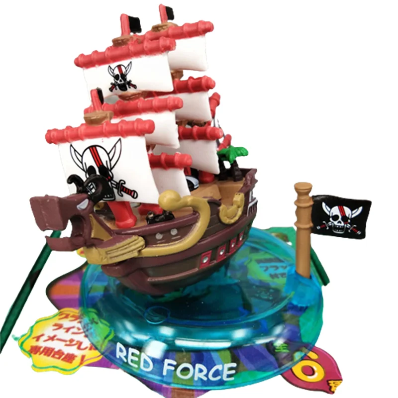 

6 шт., цельные Аниме фигурки пиратского корабля