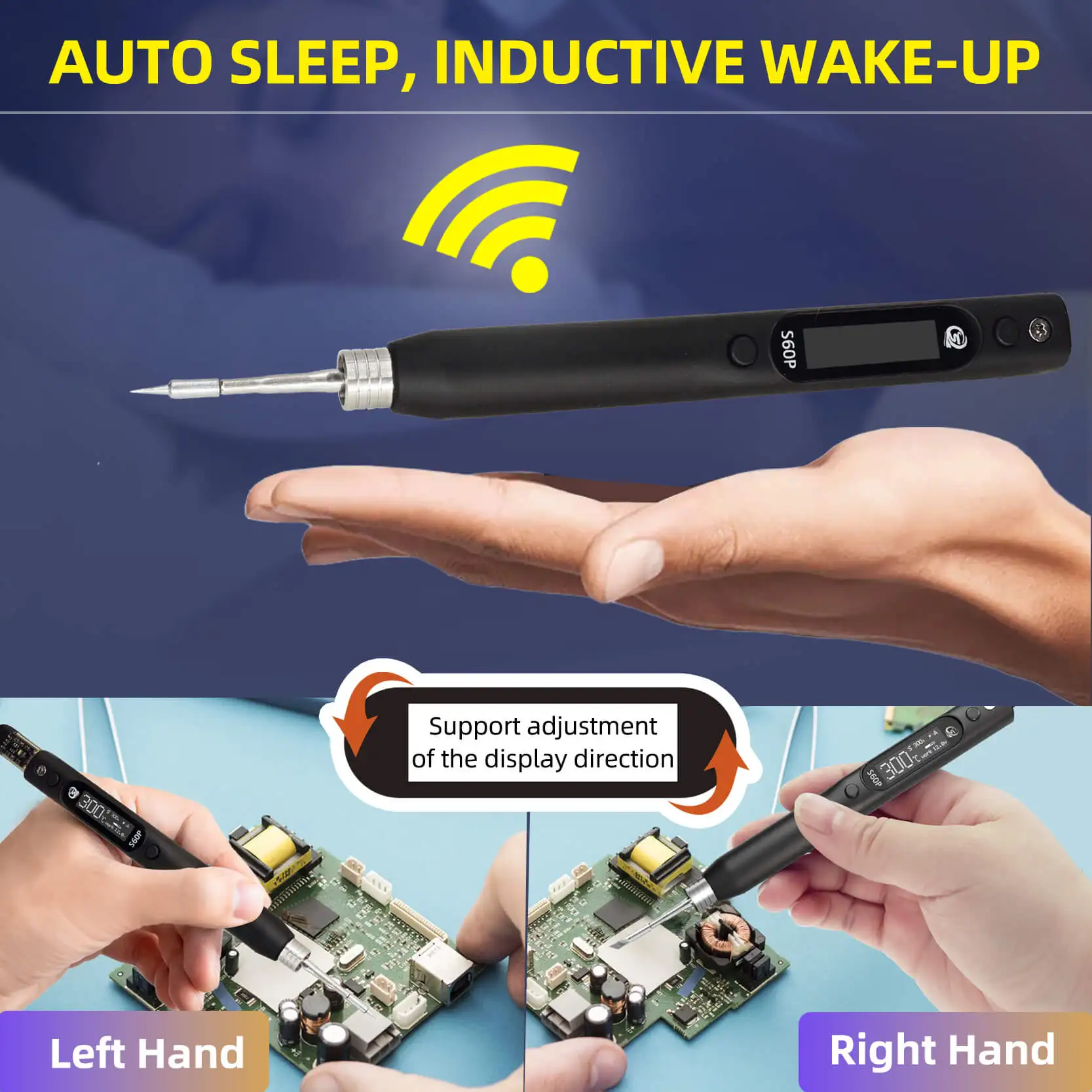 Инструмент для ремонта электрического паяльника с поддержкой Pd | qc dc pps источник