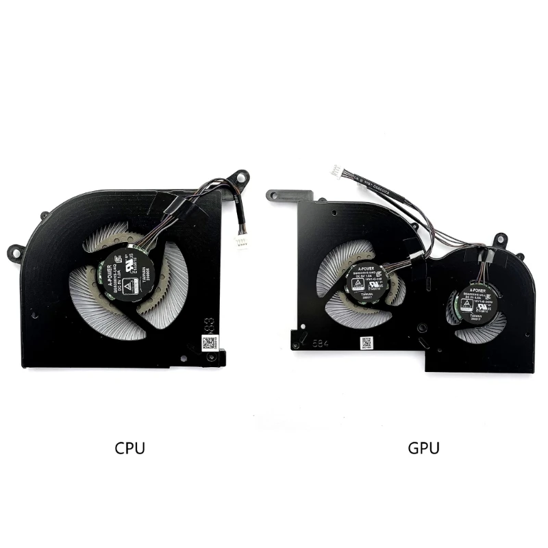 

E5BA CPU GPU Radiator 5V 1.0A 4 pin 4-wires Laptop Cooler Fan for MSI GS66 WS66 10SD 10SE 10SF Laptop Cooling Fan