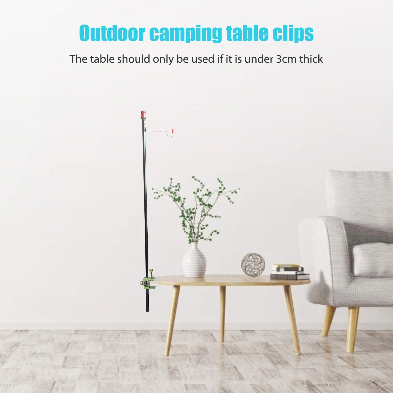 

Aluminum Alloy Cantilever Bracket Clamps Useful Hanging Light Tableside Fixing Clamp Lamps Rod Desk Fixtures for Bedroom Bedside