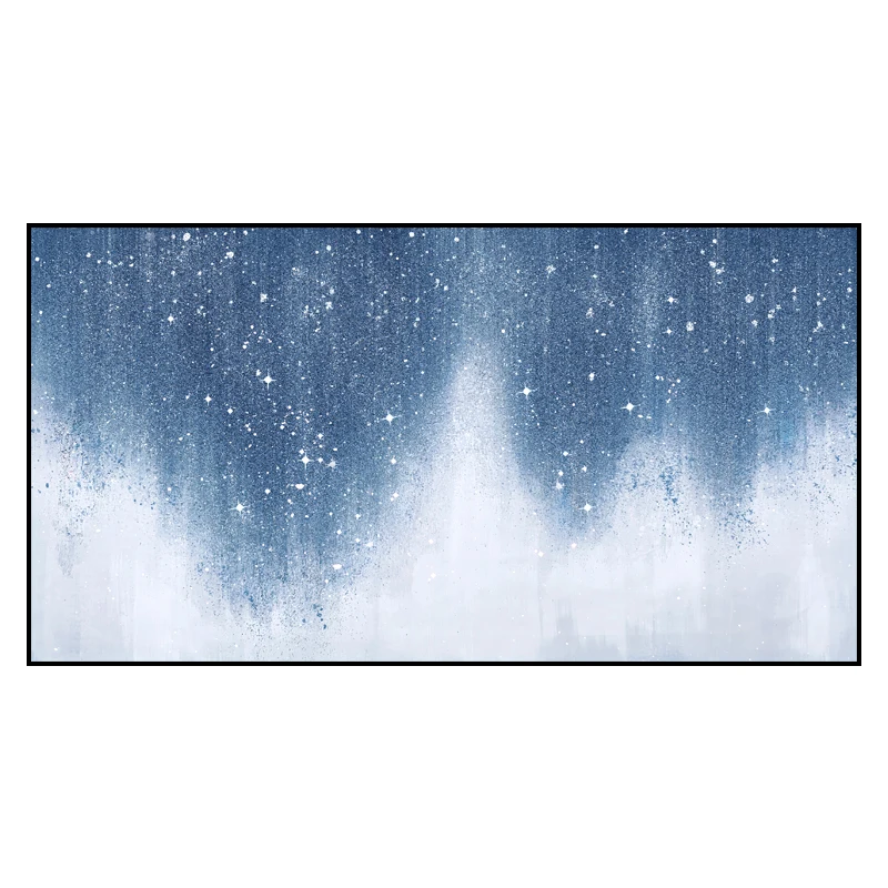 

Italian minimalism, starry sky, abstraction, French decorative painting, handmade thick texture, oil on canvas home decor poster