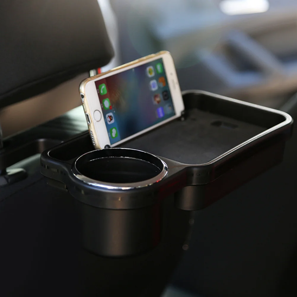 

Bandejas Para Comida Car Rear Back Seat Folding Holder Automatic Drink Food Tray Glasses for the