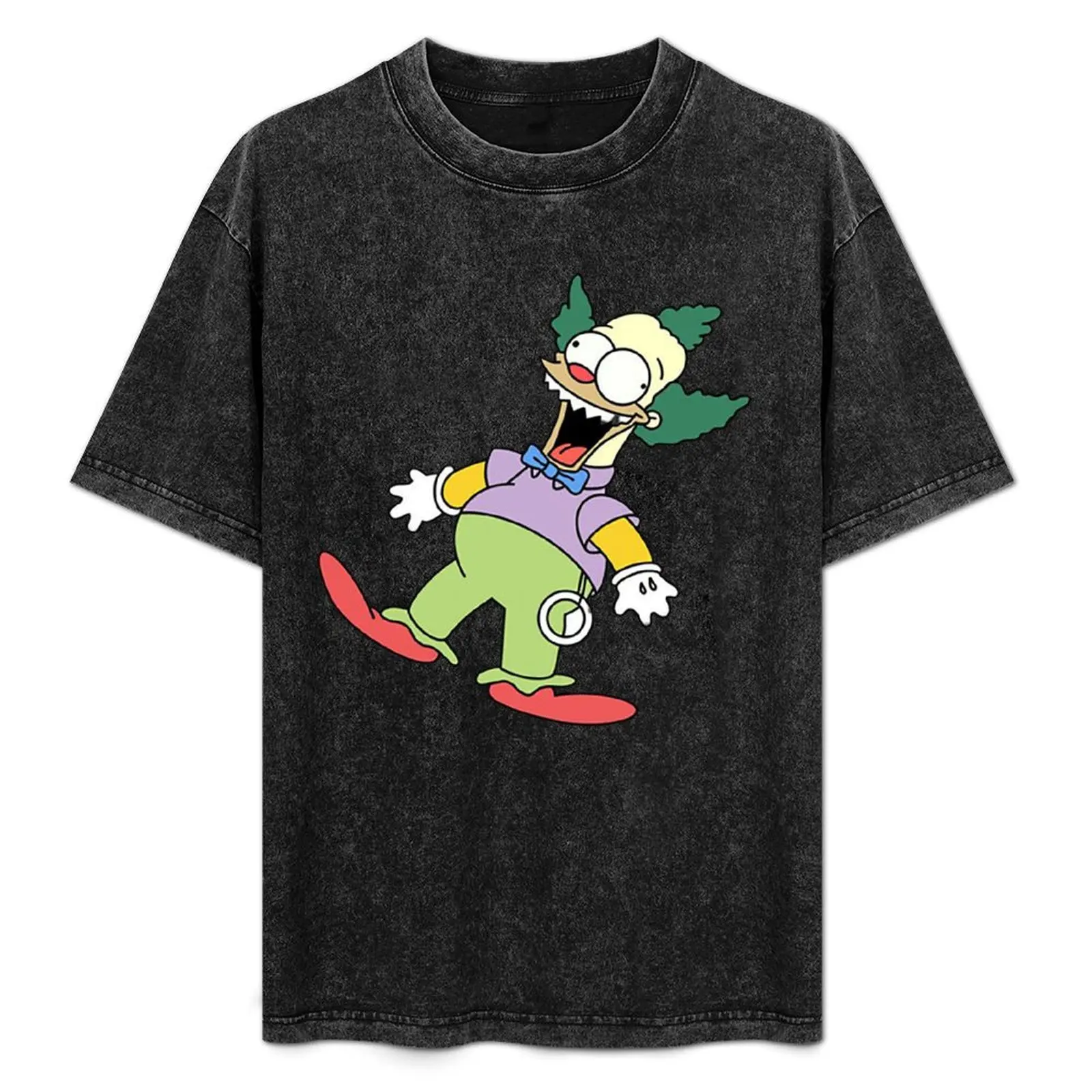 Мужские черные футболки Krusty Doll Treehouse хлопок большие размеры