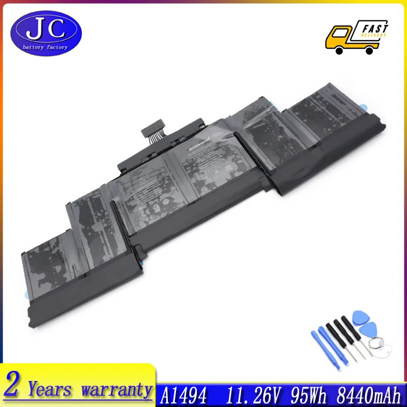 JCLJF A1494 A1417 Аккумулятор для ноутбука Apple MacBook Pro 15 дюймов A1398 Retina 2012 2013 2014 год