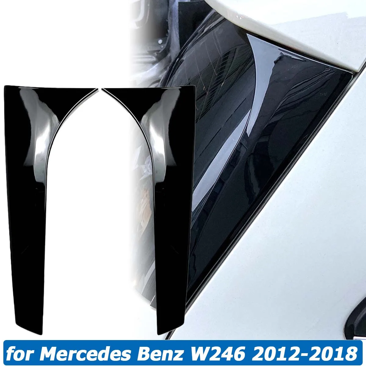 

Дефлектор заднего стекла сплиттер спойлер утка наклейка отделка для Mercedes Benz W246 B класс B180 B200 2012-2018 автомобильные аксессуары