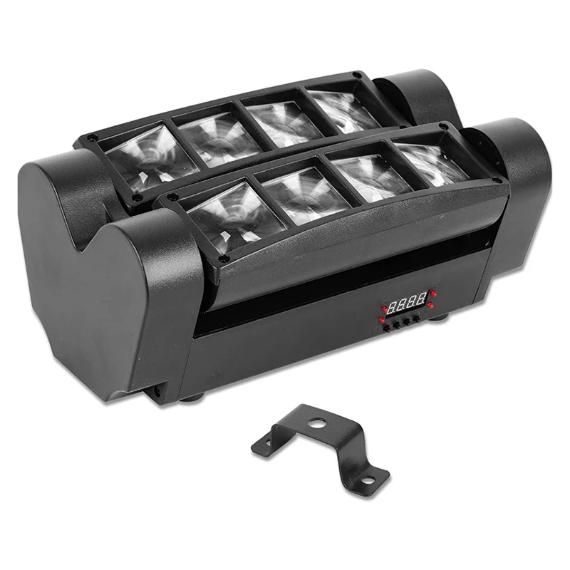 Мини-светильник-паук 8X3 Вт RGBW светодиодный сценический луч движущаяся лампа DJ