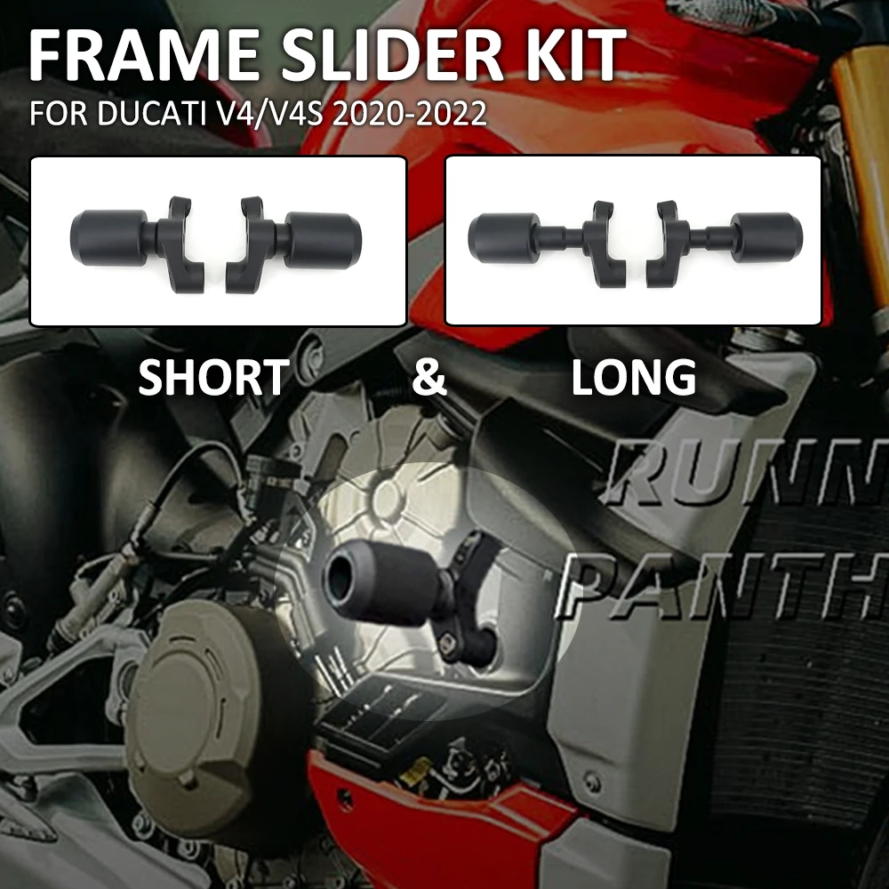 Motorcycle Engine Guard Anti Crash Frame Slider Falling Crash Protector Cover Kit For Ducati Streetfighter V4 V4S 2020 2021 2022