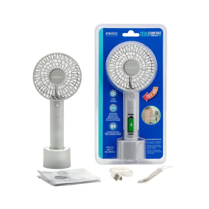 

Total Comfort Rechargeable Handheld Fan, FAN-150