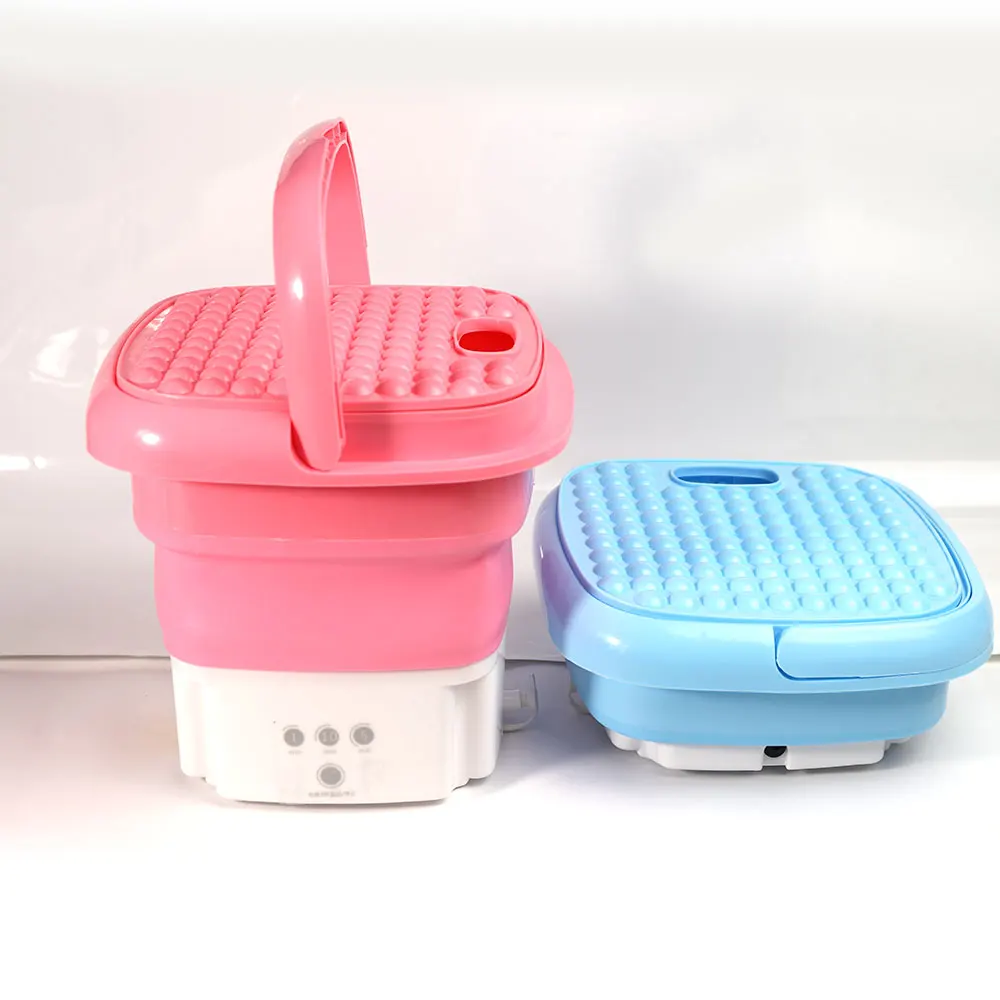 

Mini Washing Machine Portable Folding Washing Machin With Drying Centrifuge Automatic Washing Machine For Underwear Clothes