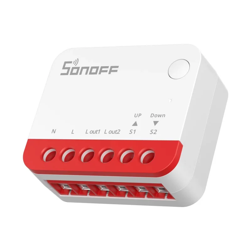 Фото Сделано в Китае: SONOFF MINI-ZBRBS Zigbee Умный выключатель для рулонных штор, комплект для модификации выключателя для штор №4