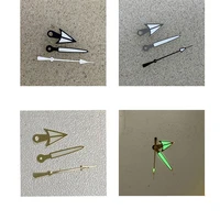 3pcsset green luminous needles watch hands pointer for nh35nh36 movement accessories