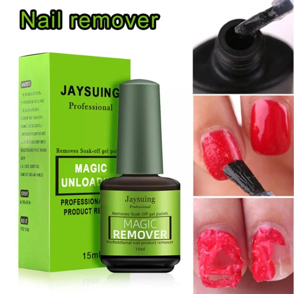 

15ml Magic Fast Remover Gel Nail Polish Clean UV Soak Off Degreasr For Manicure Layer Nail Art Removal Semi-permanet C1K8
