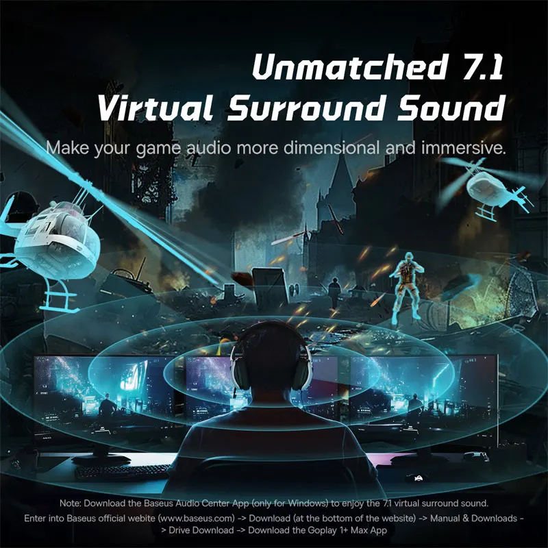 Игровые проводные наушники Baseus GoPlay 1+ Max