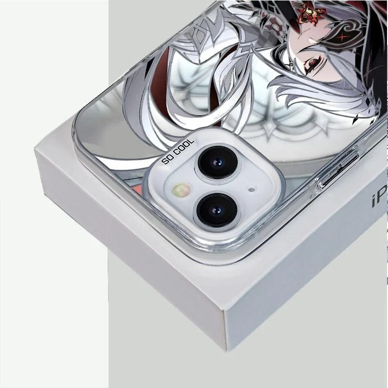 Фото 3D-чехол для телефона Genshin Impact с Фатуи для Samsung Galaxy S22 S23 S24 S25 S26 Ultra Plus, для iPhone 17 16 15 14 Pro Max, аниме-чехол №5
