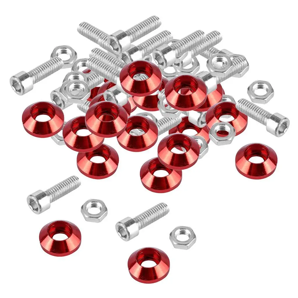 

20pcs Aluminum Washers Engine assortment set for Car Plate , , Bumper