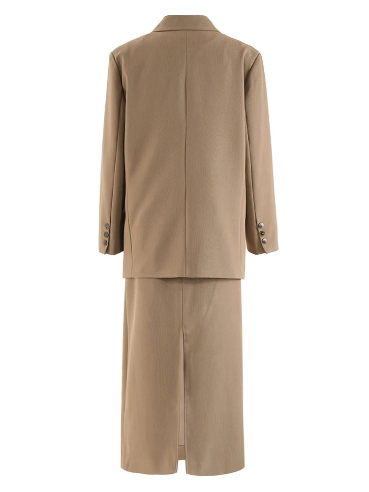 Осенний Модный комплект LANMREM из трех предметов женский жилет без рукавов