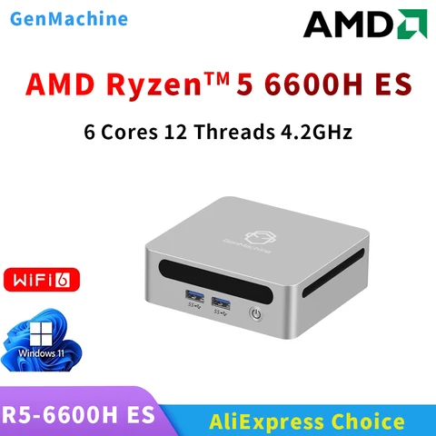 GenMachine Ren6000 Pro 6600H ES Мини-ПК