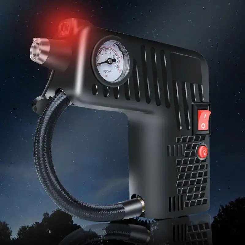 

NEW 12V Inflator Pump Rechargeable Air Pump Tire Inflator Portable Compressor Digital Car Tyre Pump for Car Bicycle Tires Balls