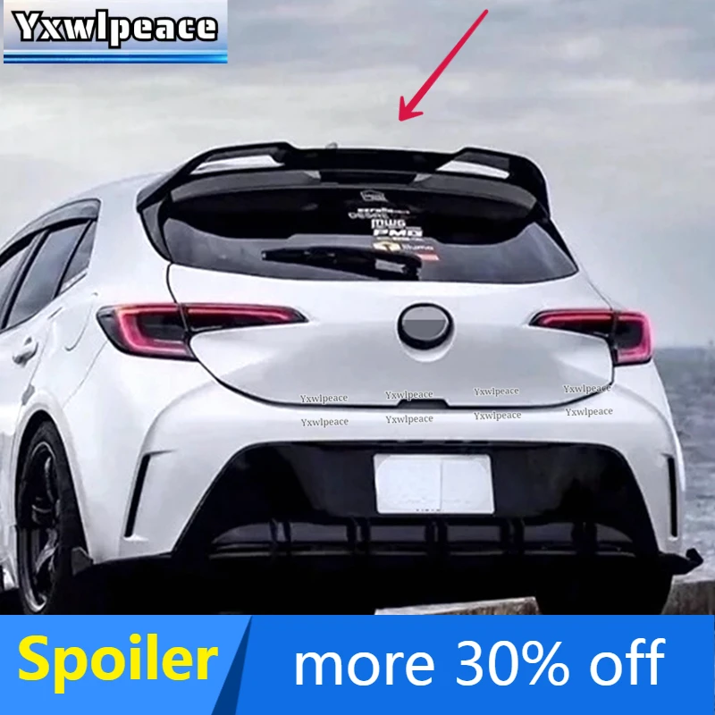 

Для Toyota Corolla Hatchback 2019 2020 2021 2022, задний спойлер на крышу, АБС-пластик, цвет грунтовки, крыло багажника, Стайлинг автомобиля