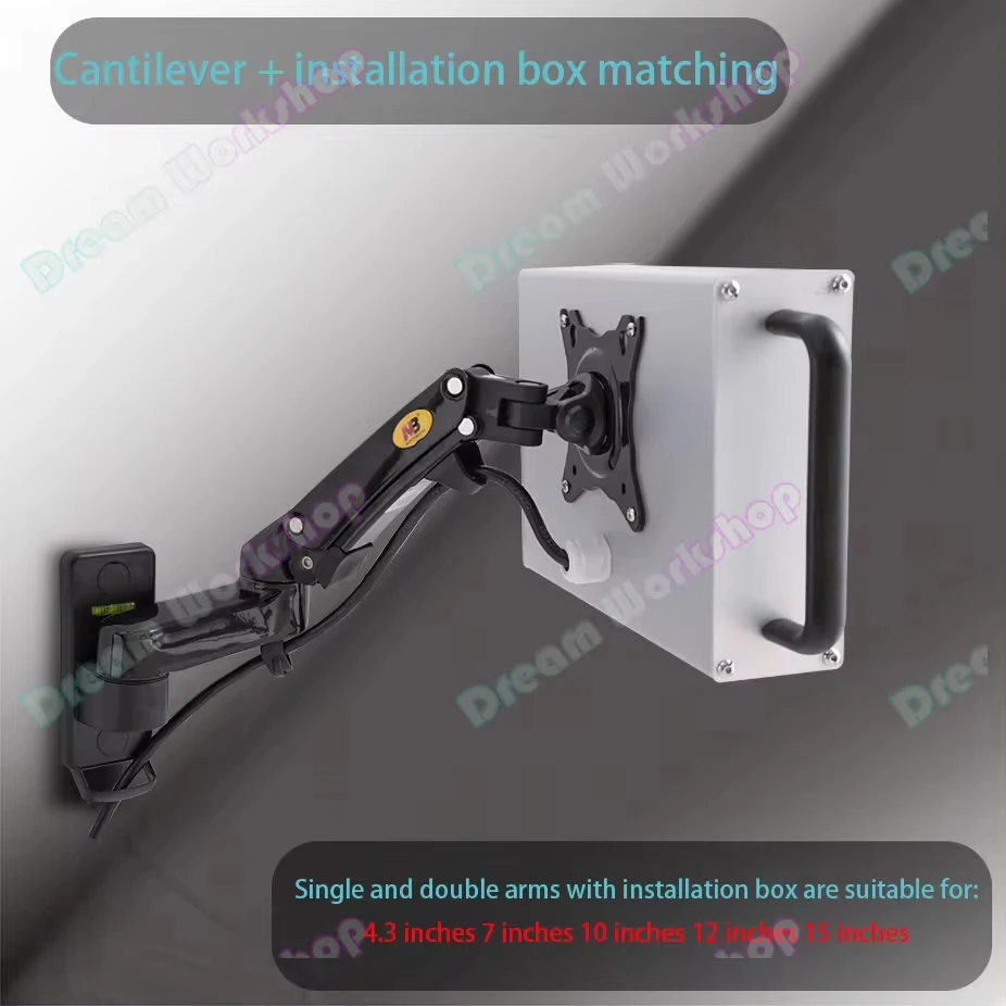 7-дюймовый и 10-дюймовый блок управления с сенсорным экраном Delta Plc 360 ° Пневматический пружинный консольный кронштейн с регулируемой высотой вращения (art.: 3920cbfd5b4ef) - 3920cbfd5b4ef