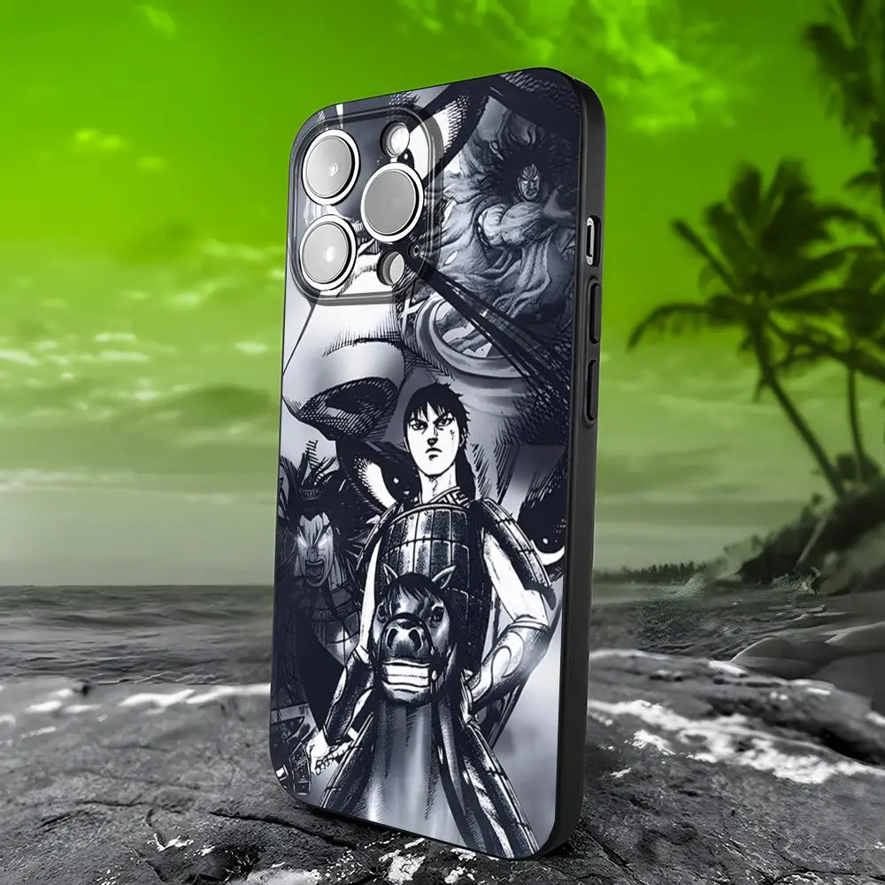 Чехол для телефона Kingdom Manga Kanki Hara IPhone 15 16 13 Pro Max 14 12 11 Xr X 8 7 6 Plus роскошная задняя