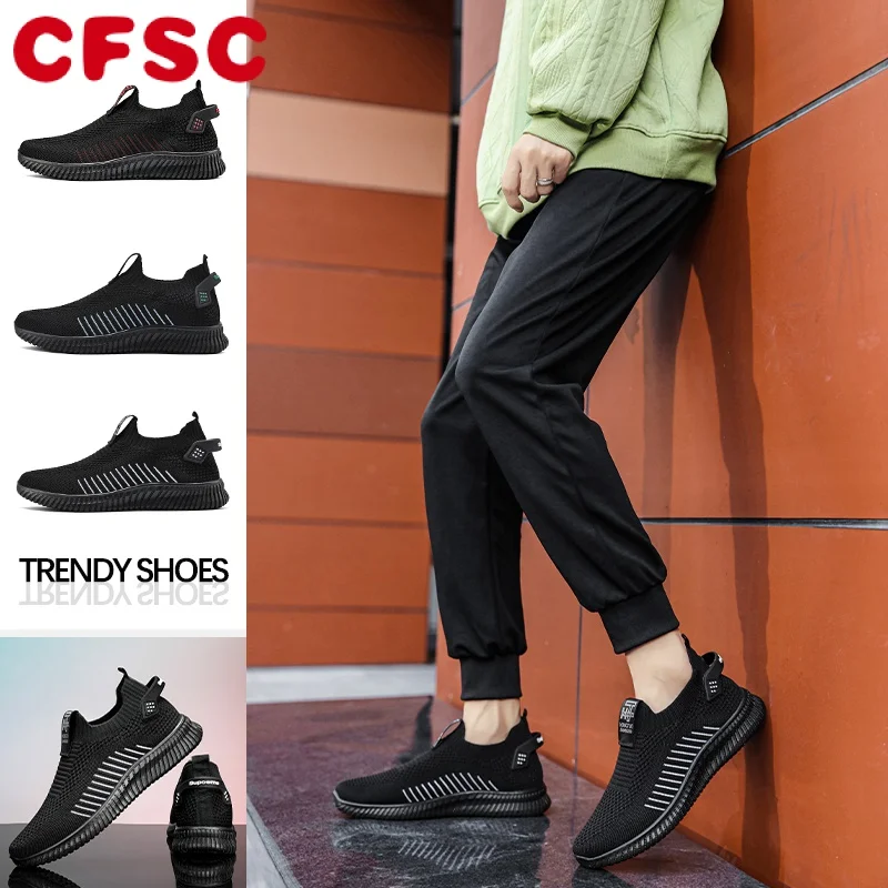 

Men Light Running Jogging Shoes Breathable Comfortable Mens Sneakers Slip on Loafers Men's Casual Outdoor Sports Walking Shoes