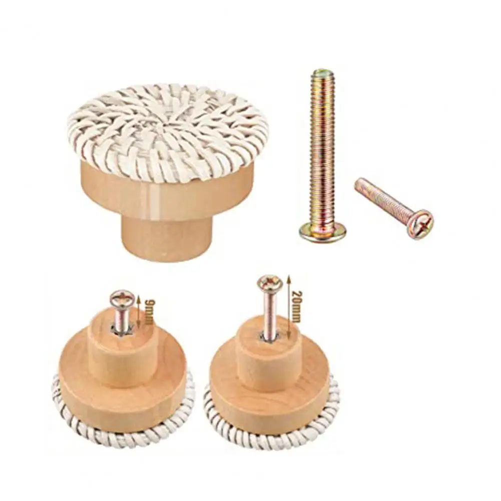 

6Pcs Practical Wearproof Cabinet Pull Handle Drawer Handle Fine Workmanship Rust-Proof