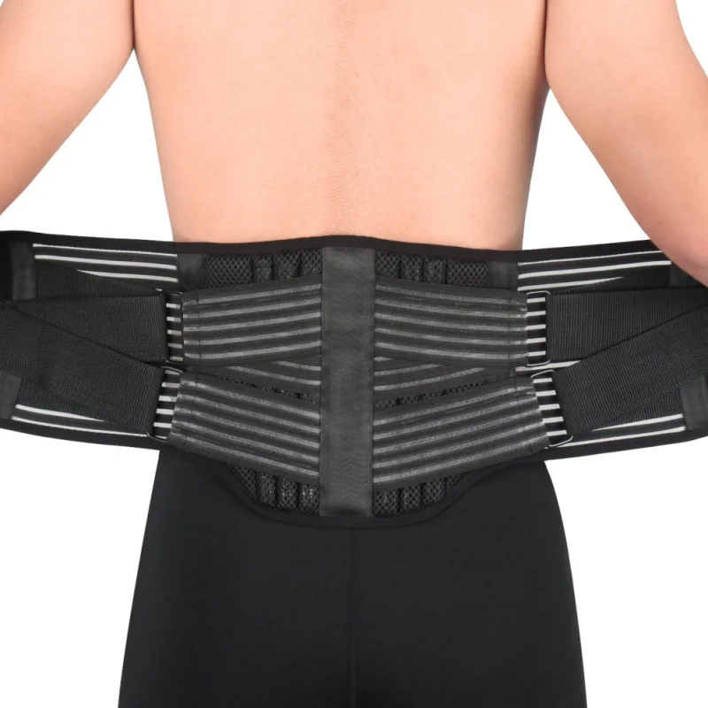 

Lumbar Waist Support Belt Strong Lower Back Brace Corset Belt Waist Trainer Sweat Slim Belt For Men Women Sports Pain Relief