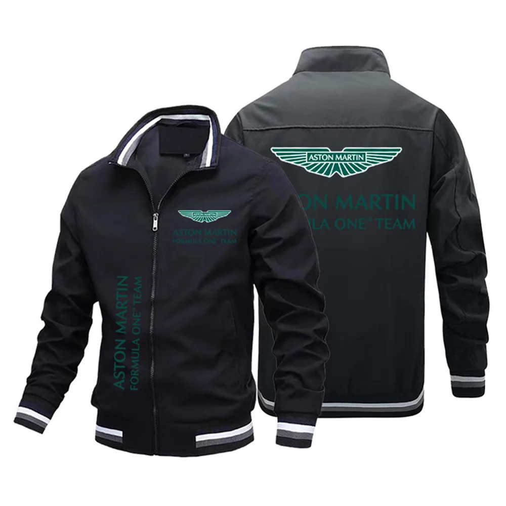 

2023 Aston Martin F1 Jacket AM14 Fernando Alonso Jack F1 Formula One Racing Jacket Motorcycle Cycling Uniform Jacket