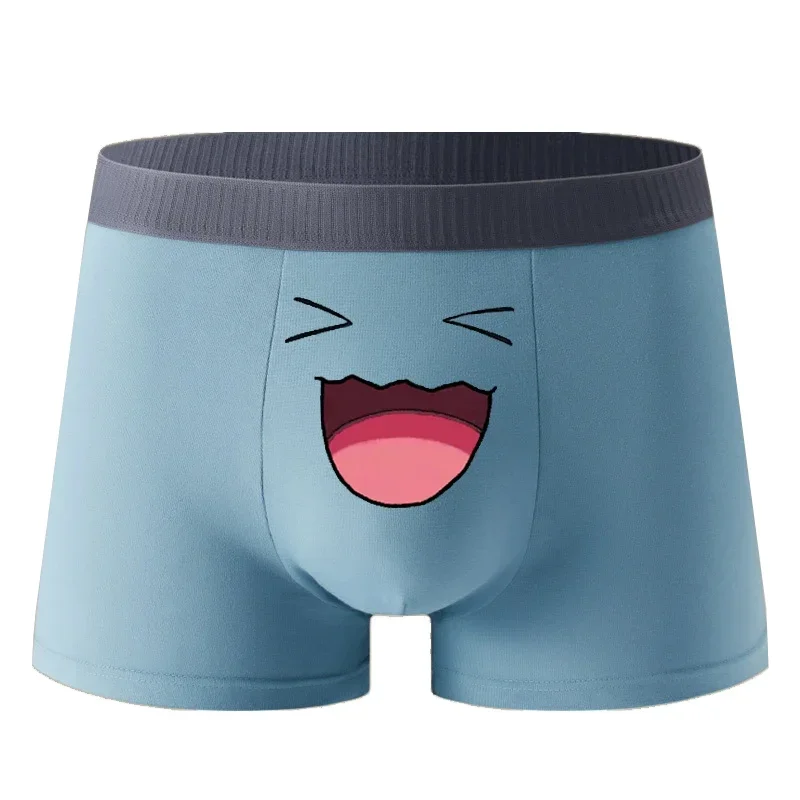 Фото Мужское нижнее белье Pokemon Bulbasaur Squirtle Gengar Charizard Pikachu аниме Kawaii Graphene 3A антибактериальные трусы из хлопка №5