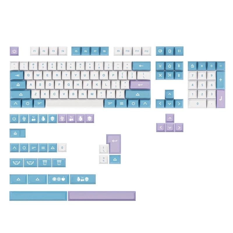 

Колпачки для клавиш XDA для механической клавиатуры GK61/64/68/75/84/87/96/980/104/108 MX Switch