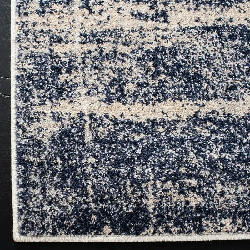 

Charming Boniface 8' x 10' Gold and Navy Overdyed Area Rug for Your Home Decor Refresh.
