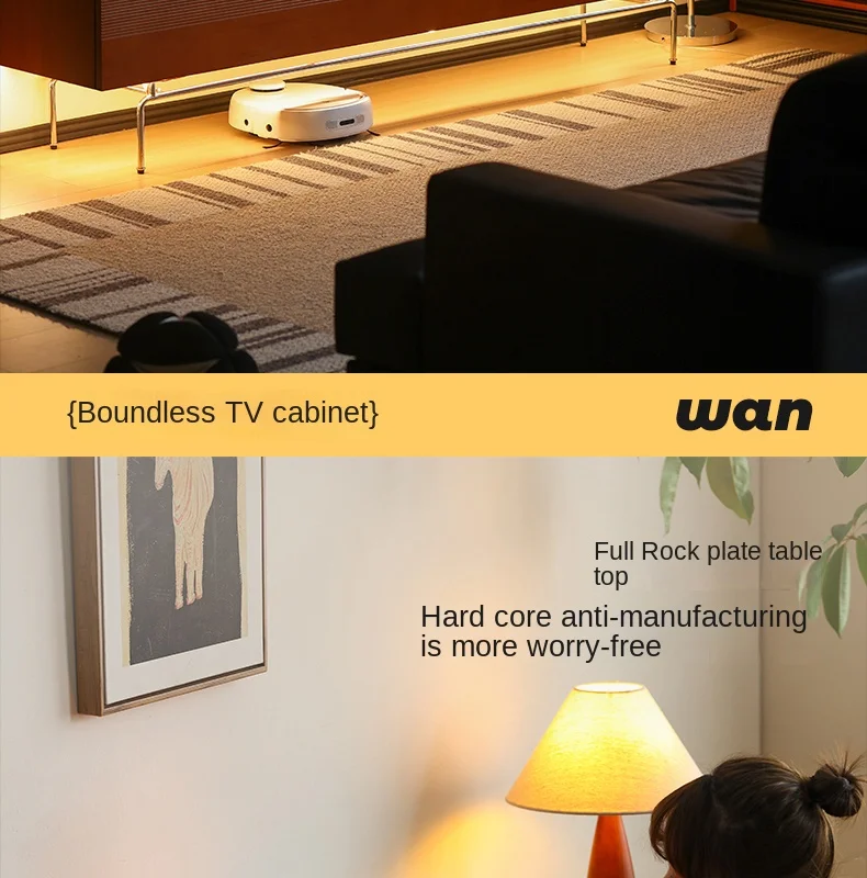 Шкаф для телевизора Yhl средней древности Скандинавская плита из массива дерева и