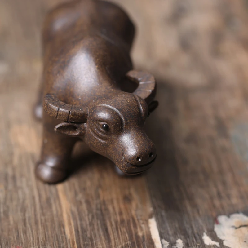 

Zen Ceramic Animals Tea Pet Chinese Style Kung Fu Premium Puer Retro Tea Pet Animal Clay Service Oriental Tea Decor Tea Service