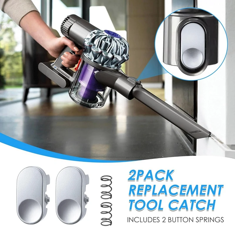 Защелка для инструментов Slilver пылесоса Dyson V6 DC25 DC27 DC28 DC31 DC33 DC34 запасные части -