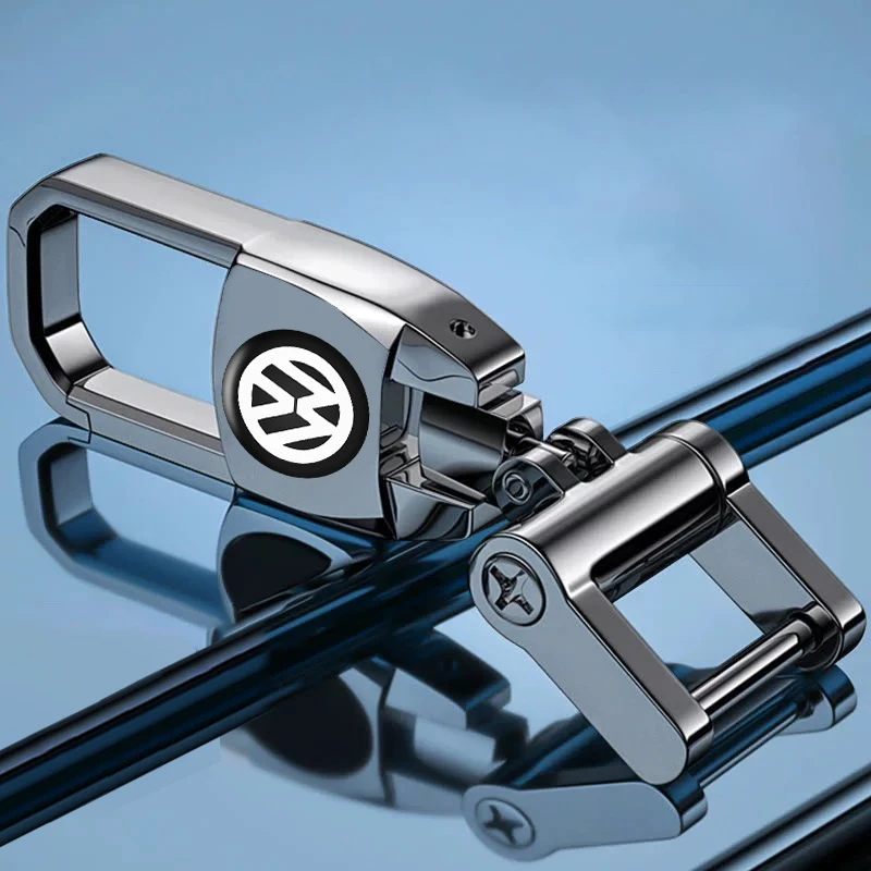 Металлический автомобильный брелок для VW Golf Tiguan Jetta Transporter Passat T5 Polo Touran Arteon GTI