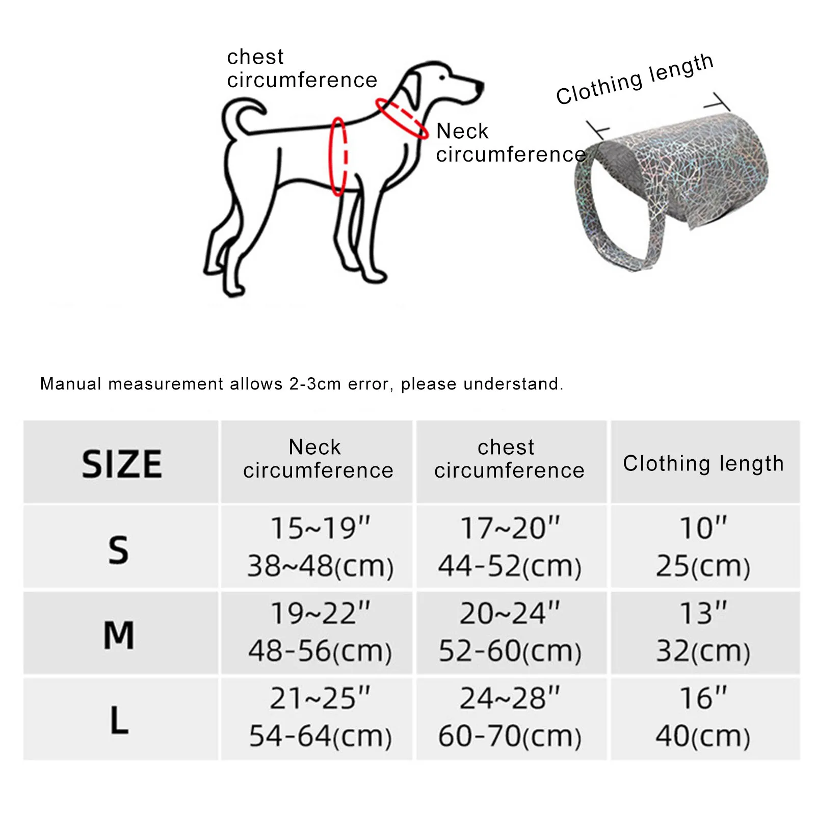 Светоотражающий жилет для собак с подсветкой на всю поверхность различные цвета