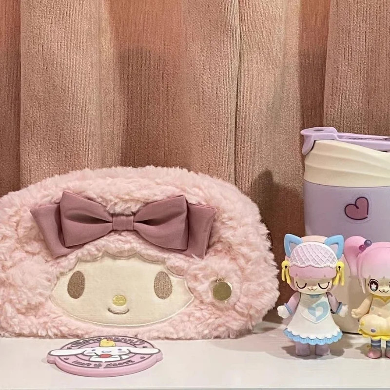 Case Anime Large Capacity Portable Pink Girl Transform Sheep School Supplies Storage Bag