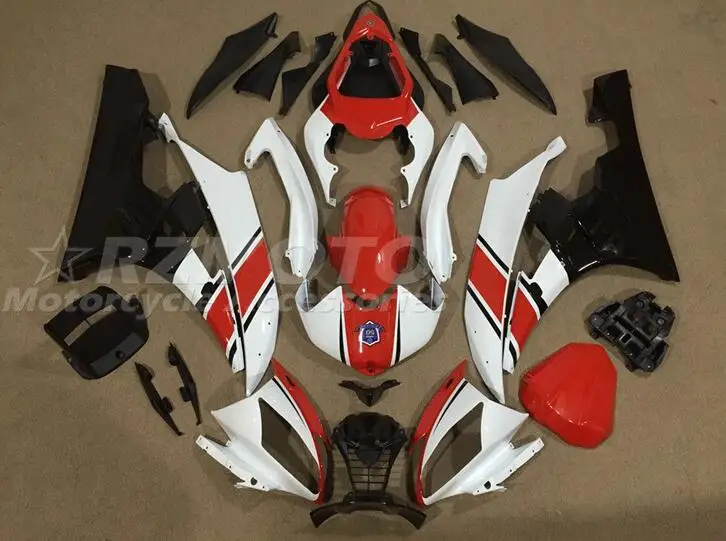 

4Gifts Injection mold New ABS Fairing Kit Fit for YAMAHA YZFR6 06 07 YZF R6 2006 2007 YZF600 yzfr6 06 07 Fairings Set Red