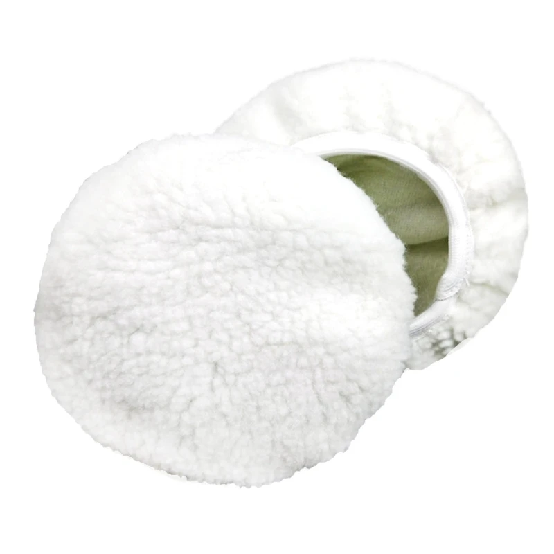 

9-10" Polishing Bonnets Faux Wool Fiber Waxers Bonnet Pads Car Cleaning Supplies